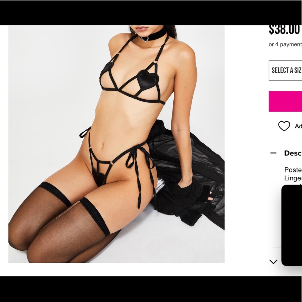 Dollskill Heartbreaker lingerie set